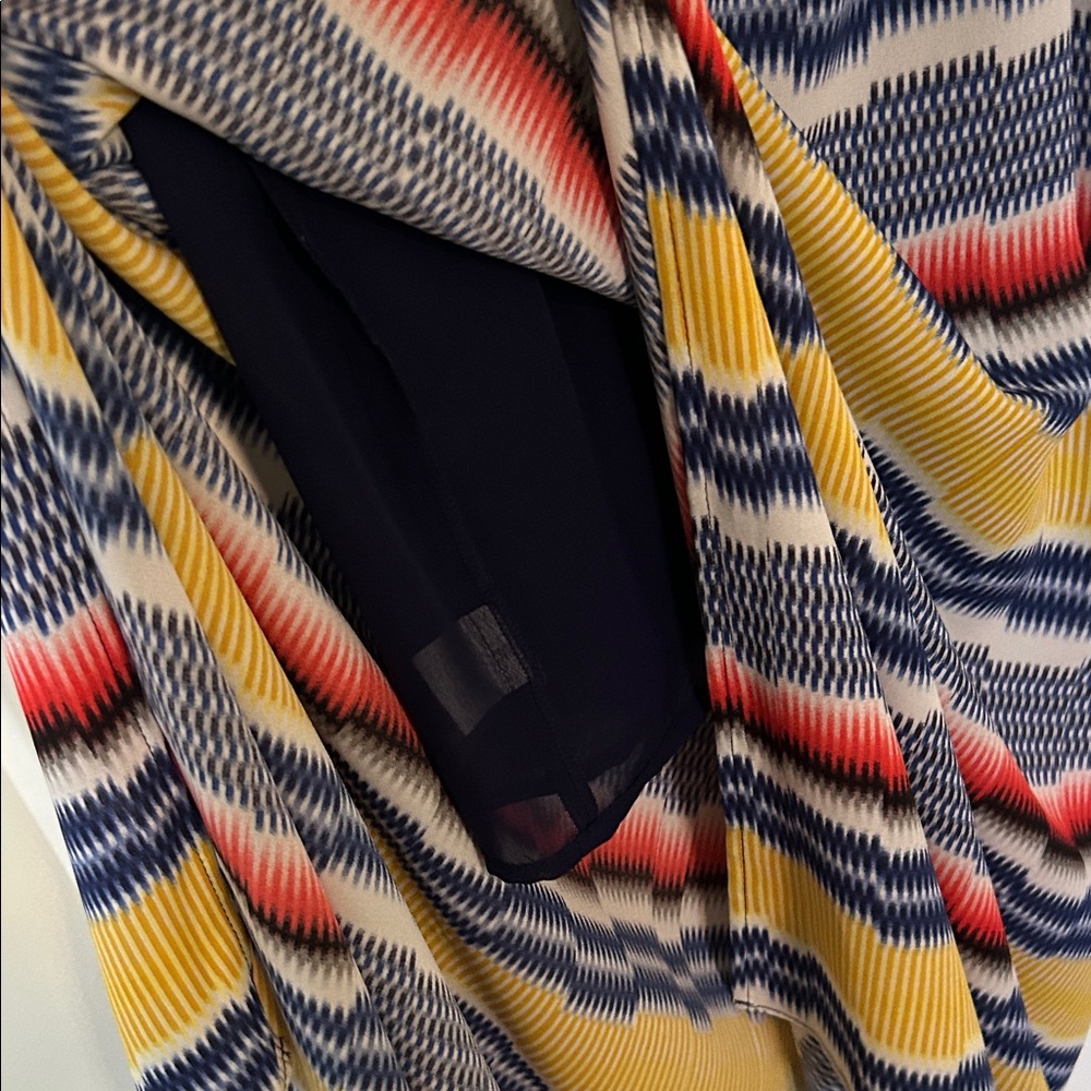 Vince Camuto Blue and Yellow Striped Maxi Dress - Picture 5 of 5